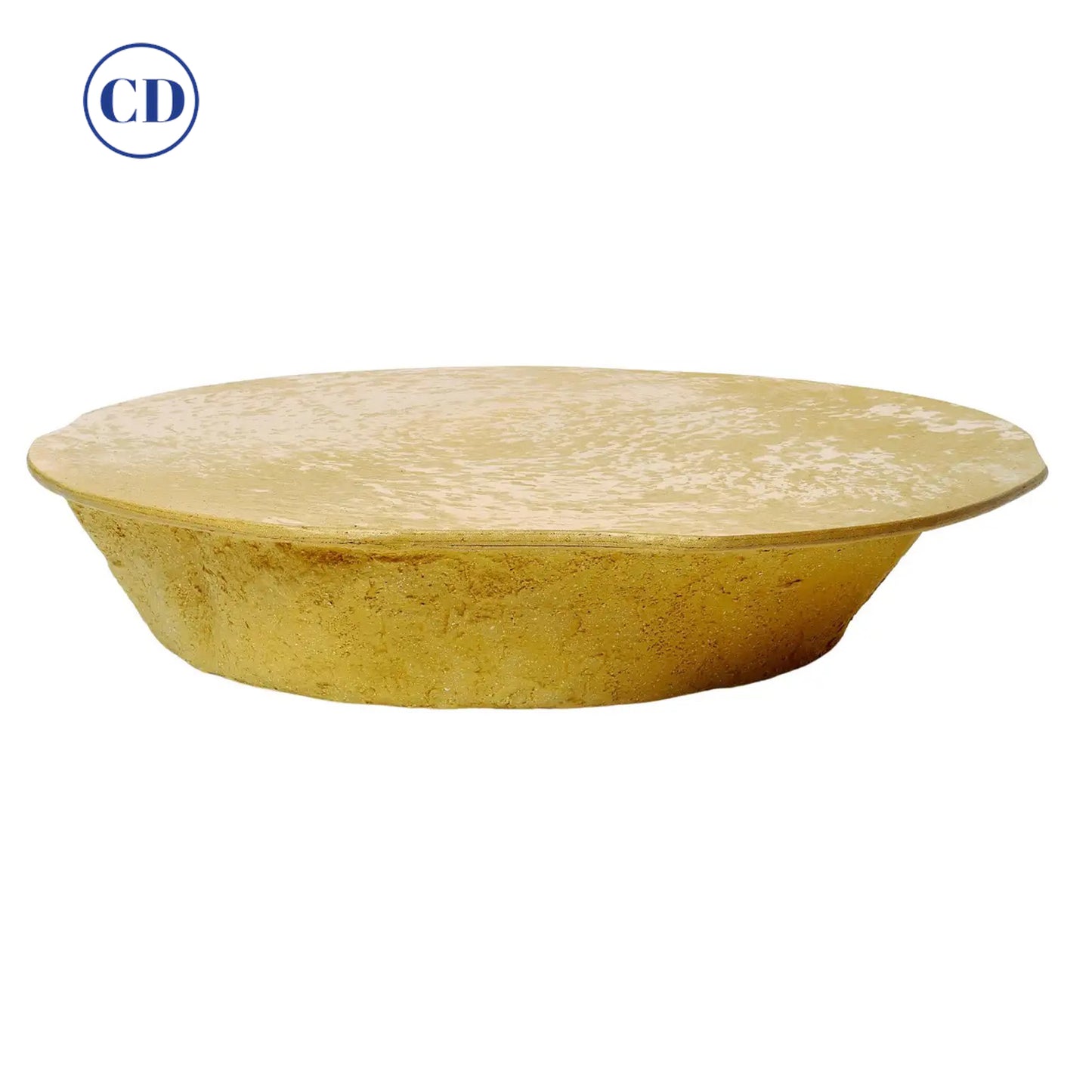 Italian Designer Modern Organic Texture Customizable Mustard Yellow Coffee Table