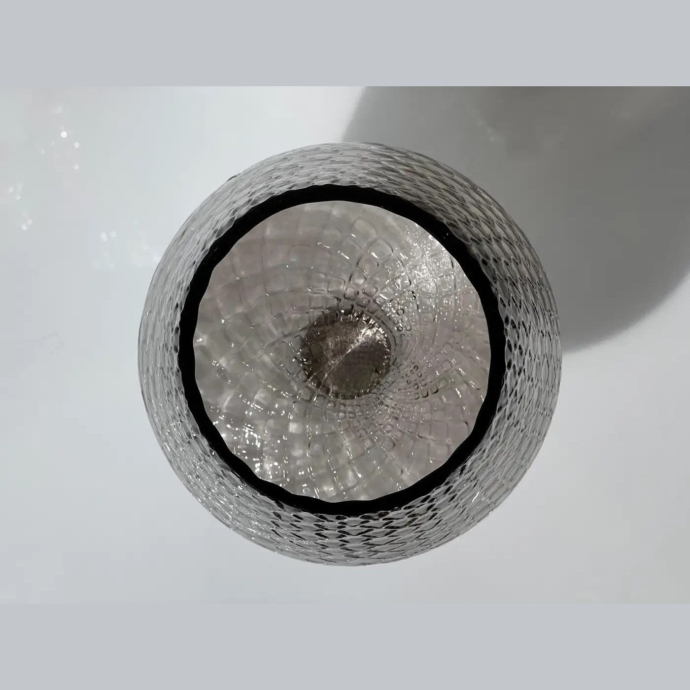 Italian Modern Wireless Dimmable White Gray Glass Portable Table Lamp/Lit Vase