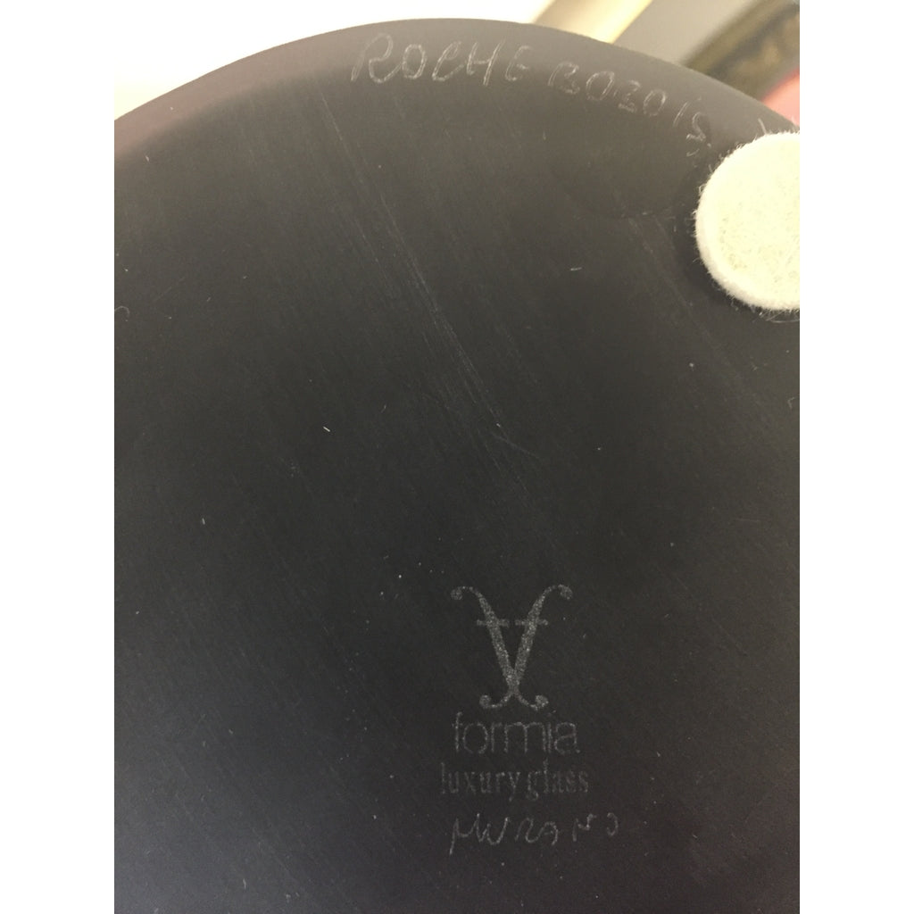 Formia 1980 Italian Vintage Purple Blue White Murano Glass Sleek Design Vases