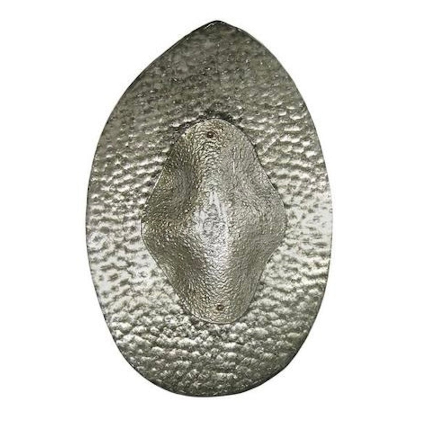 Modern Italian Silver Finish Lava Pattern Murano Glass Sculptural Concave Sconce