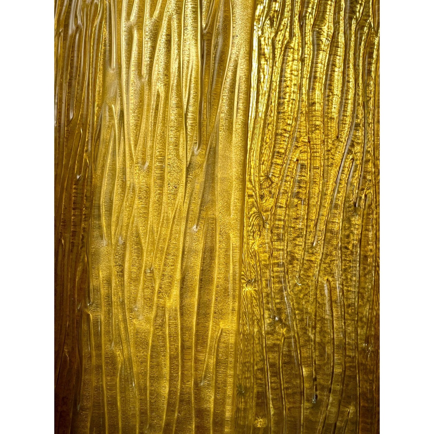 Bespoke Modern Art Deco Italian Gold Murano Glass Brass Lantern / Chandelier