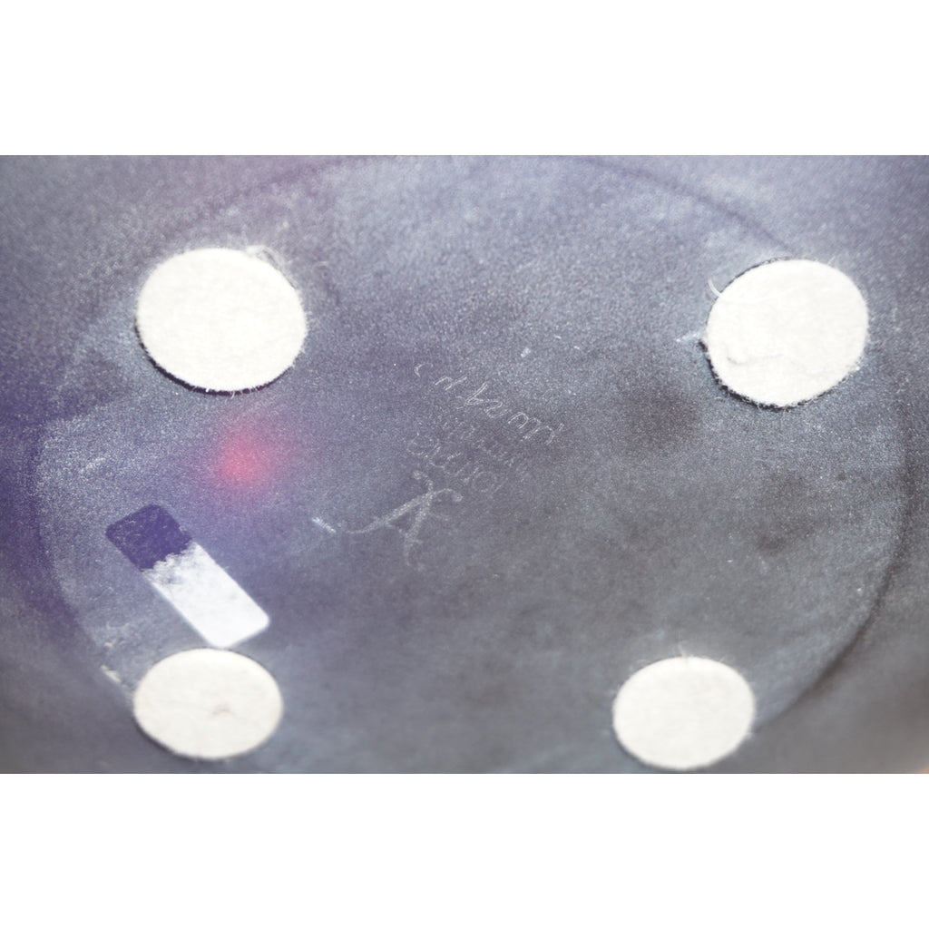 Formia 1980 Italian Vintage Purple Blue White Murano Glass Organic Design Vase