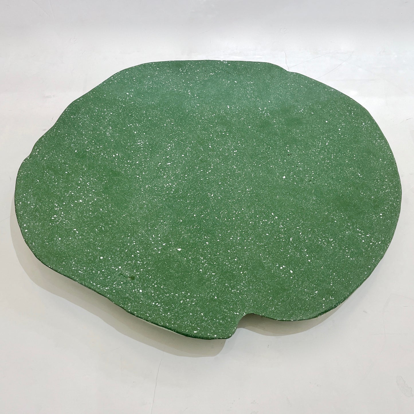 Bespoke Customizable Italian Meadow Green White Resin Bowl Centerpiece/Art Wall
