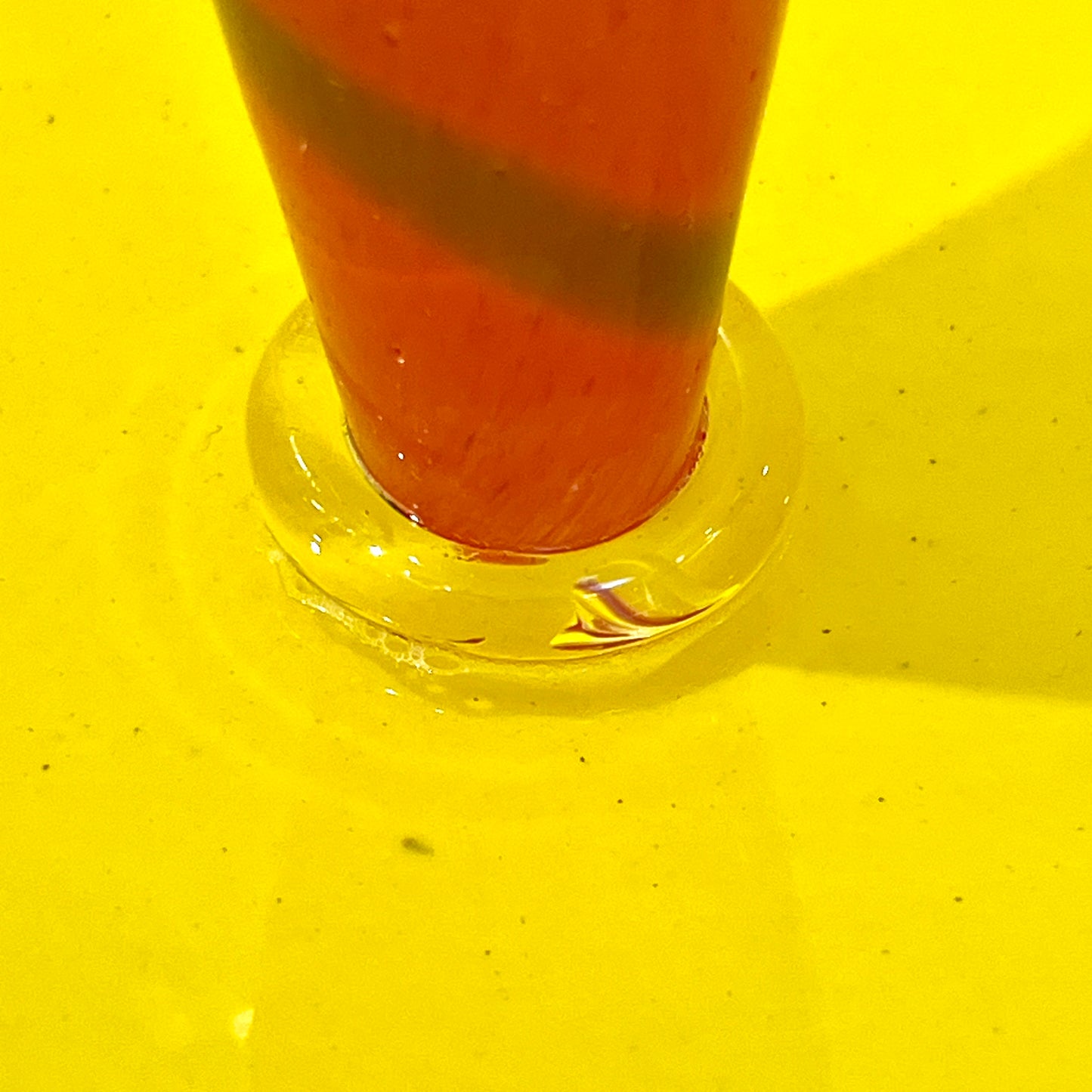 1990s Barovier Toso Yellow Red Murano Glass Multi Functional Bowl with Vase