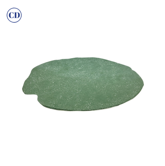 Bespoke Customizable Italian Meadow Green White Resin Bowl Centerpiece/Art Wall