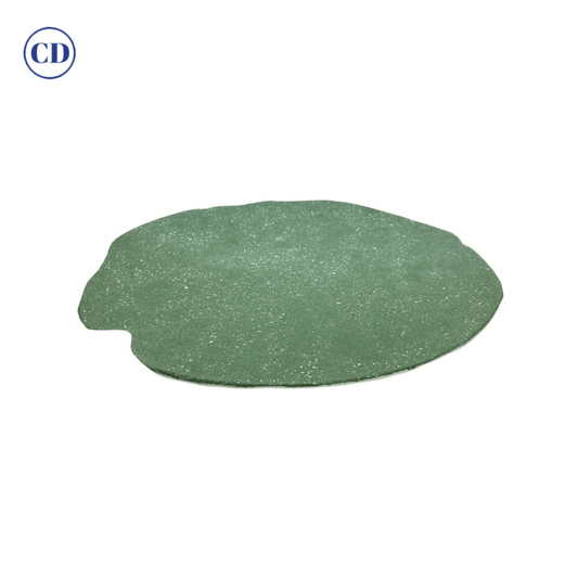 Bespoke Customizable Italian Meadow Green White Resin Bowl Centerpiece/Art Wall