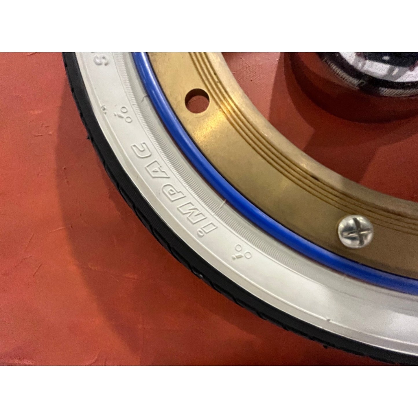 Contemporary Italian Found Objects Recycled Art Sculpture of a Biker Signed Bafo