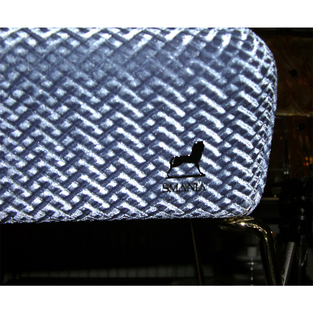 Smania Italian Modern Prototype Brass and Blue Velvet Living Room Armchair