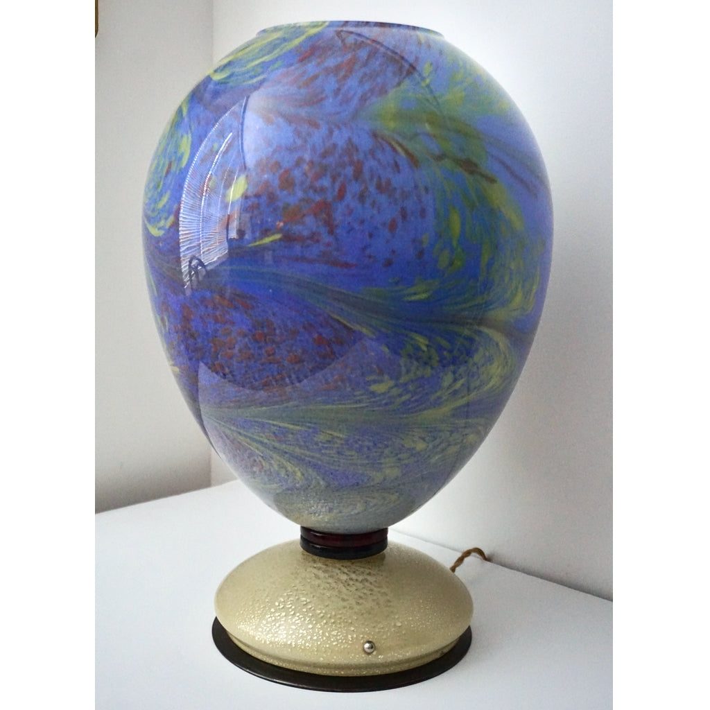 Rare Vintage Colored Murano Glass Lamp
