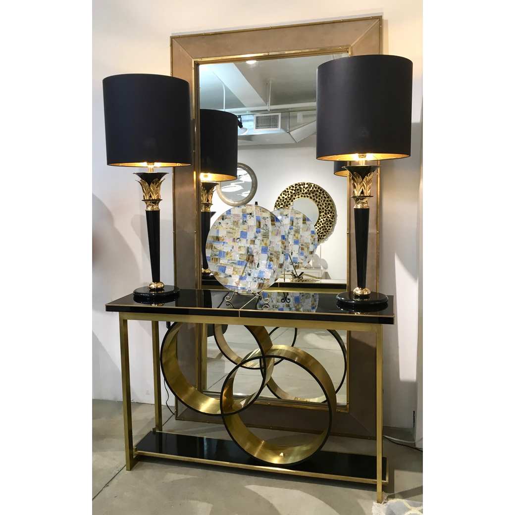 Contemporary Italian Blue Pink Yellow Copper Murano Art Glass Mosaic Centerpiece - Cosulich Interiors & Antiques