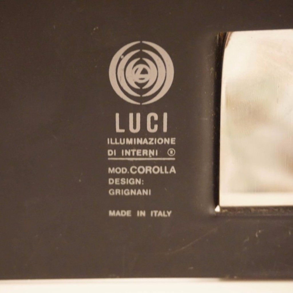 Grignani for Luci, 1970s, Italian Vintage Adjustable Black and Nickel Desk Lamp - Cosulich Interiors & Antiques