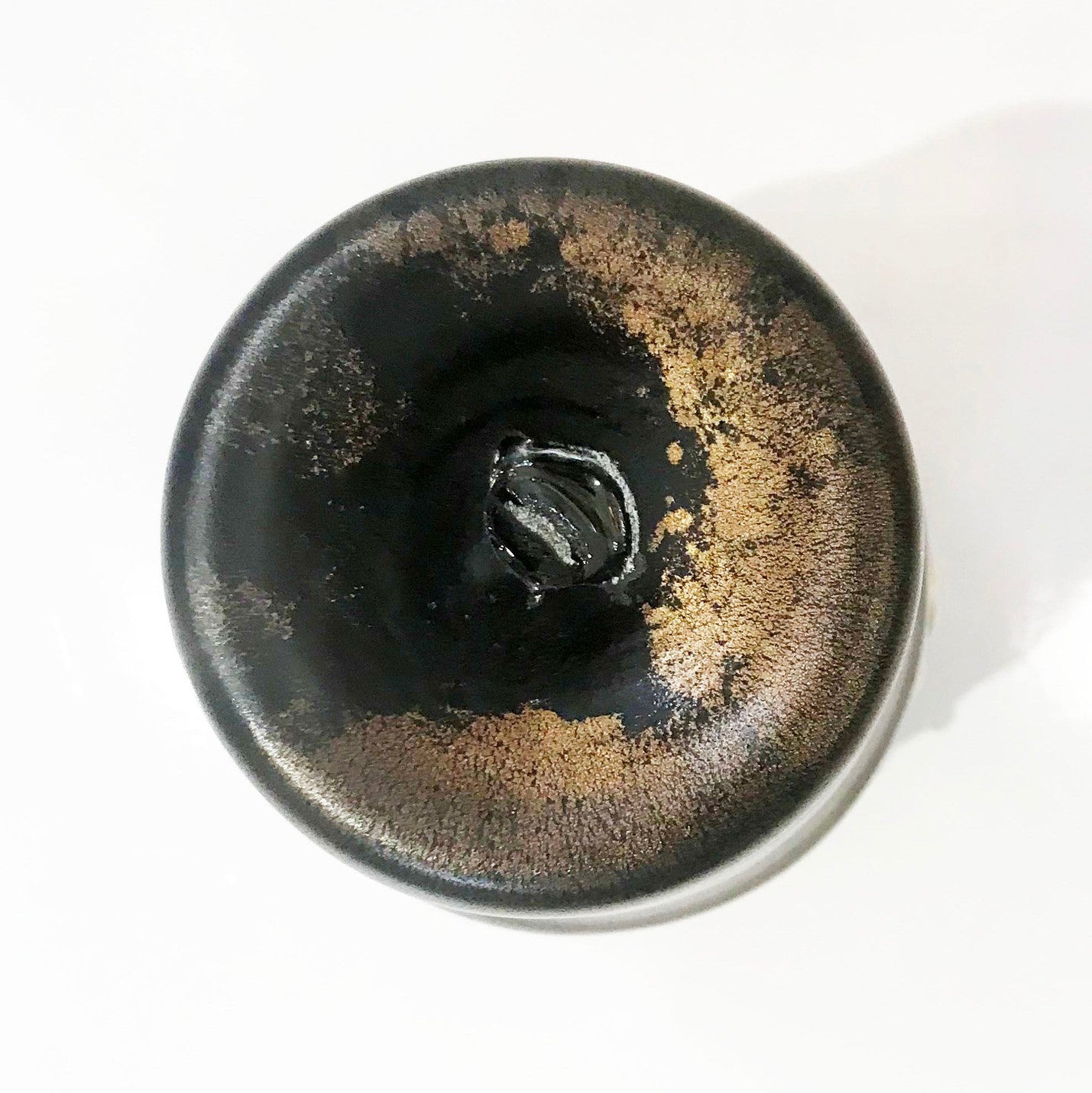 2000s Italian Moss Green White Murano Art Glass Cactus Plant with Red Flower