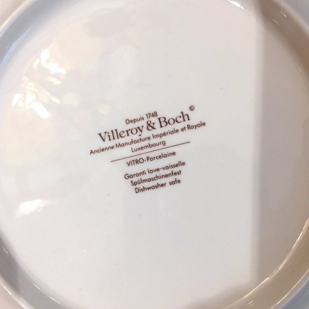 Villeroy & Boch Set for 12 Orange Pink Platters and Dessert Plates