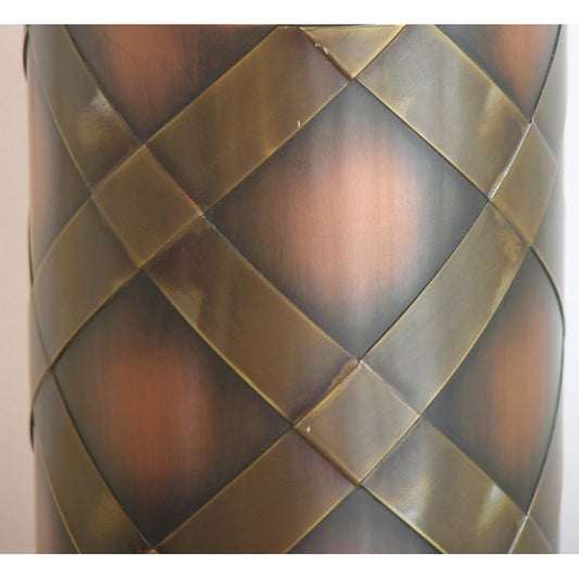 1950s Very Attractive Vintage Pair of Copper and Brass Table Lamps