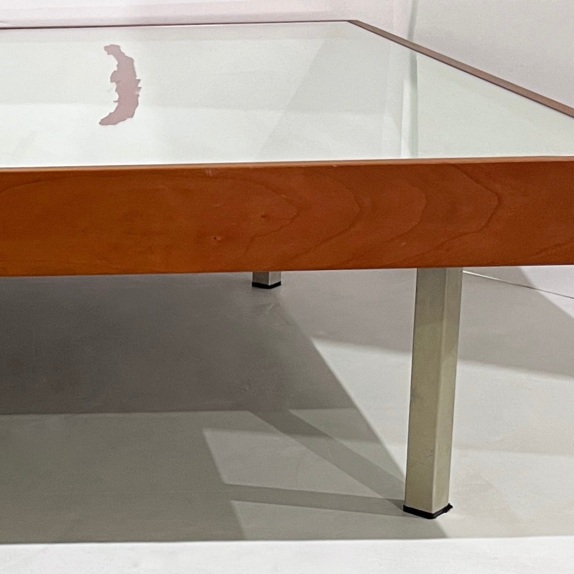 1970s Italian Post-Modern Pair of Mirrored Cherry Wood Eglomise Coffee Tables