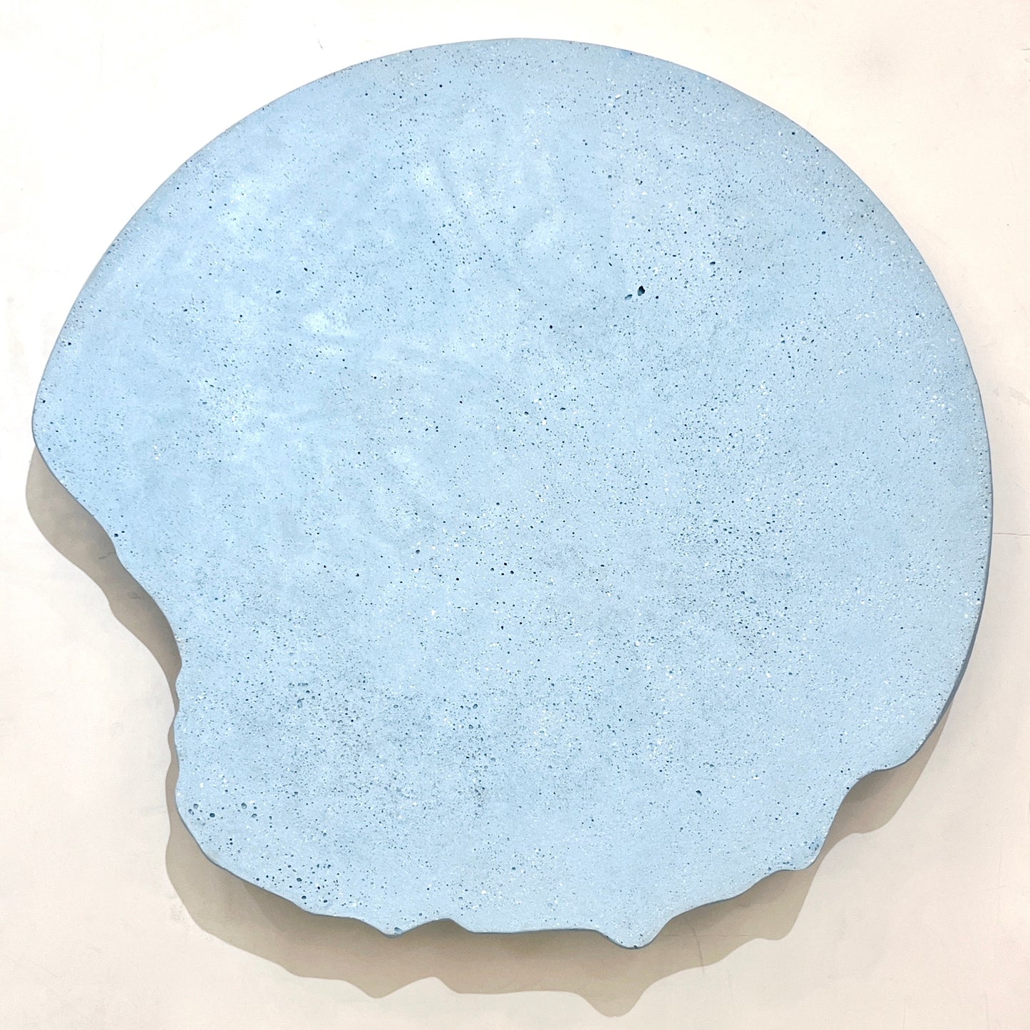 Bespoke Customizable Italian Light Blue Recycled Resin Bowl Centerpiece/Wall Art