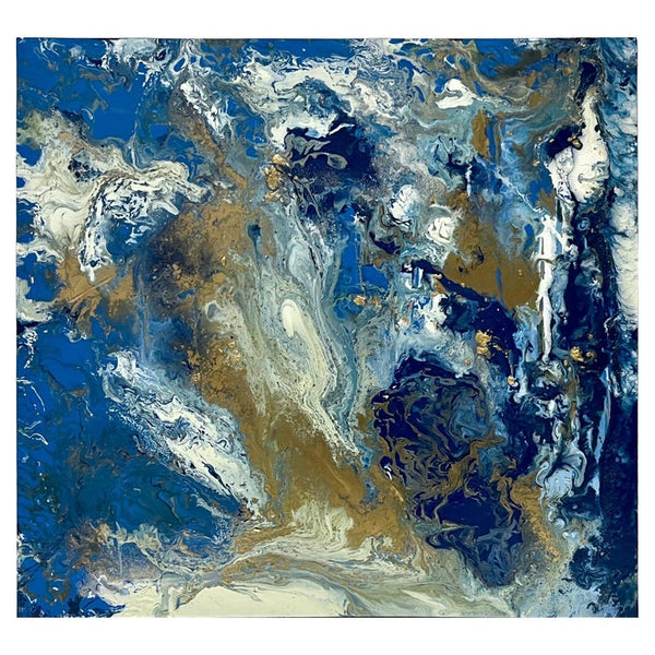 【P30号】good blue(call) 油絵 oil painting P30号】good blue(call) 油絵 oil painting P30号】good blue