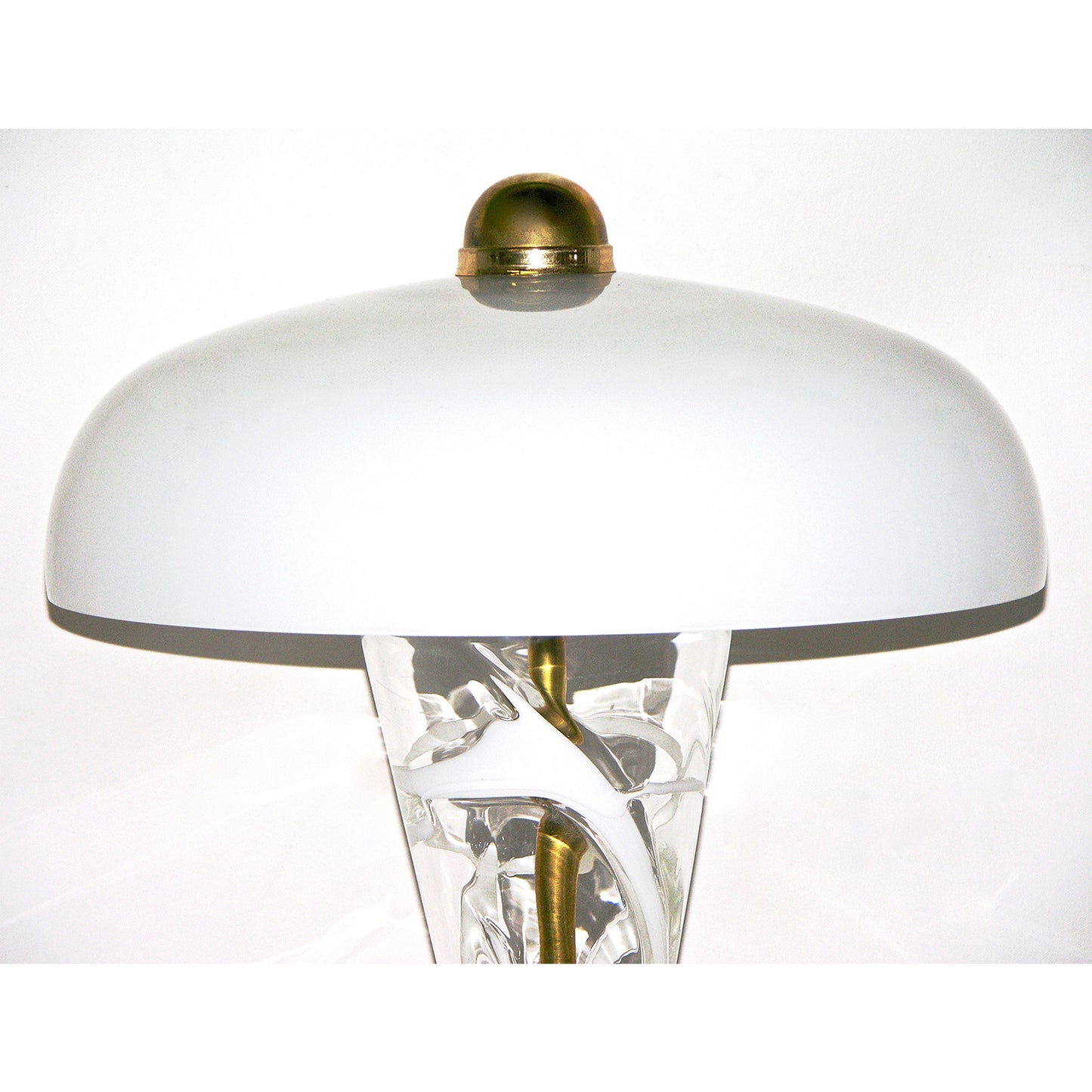 1970s Italian Murano Glass Lamp Attributed to Vistosi