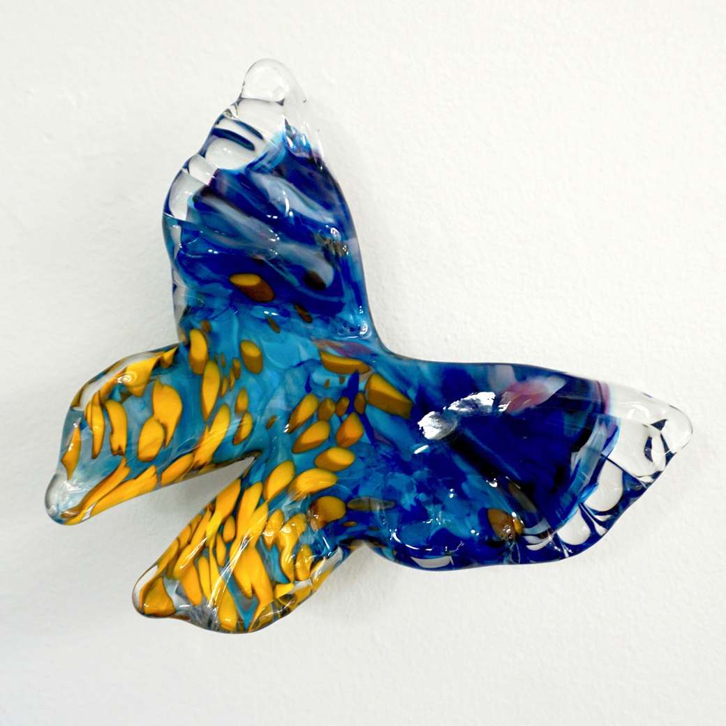 Release - Flight of Butterflies Contemporary Blown Glass Modern Art Sculpture - Cosulich Interiors & Antiques